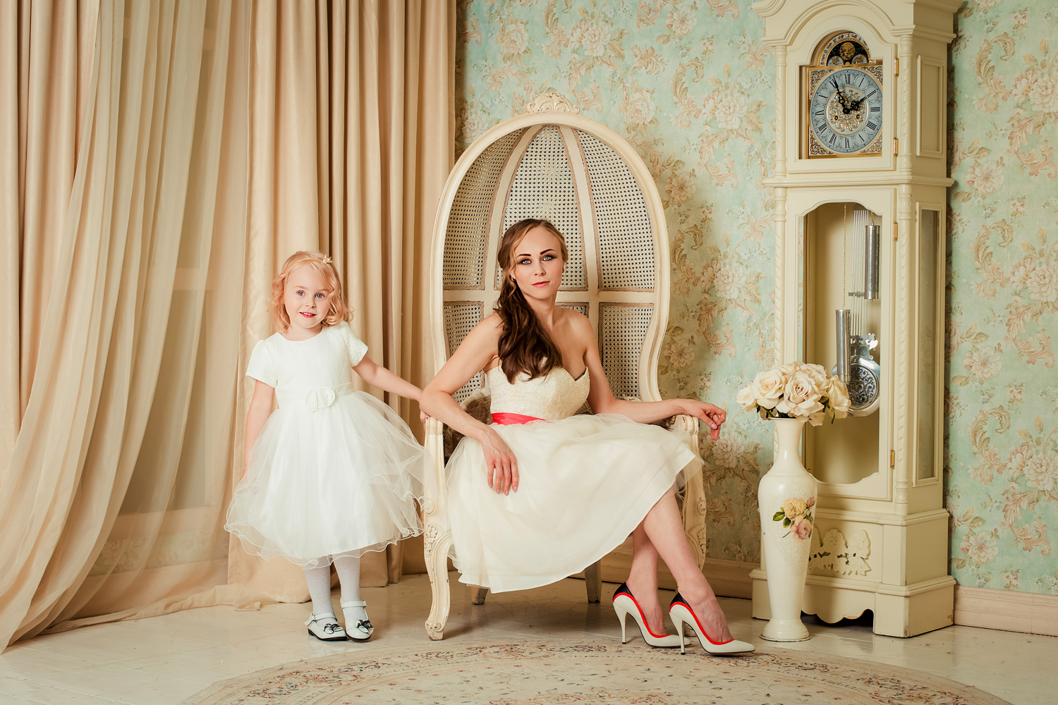 семейная фотосессия в студии