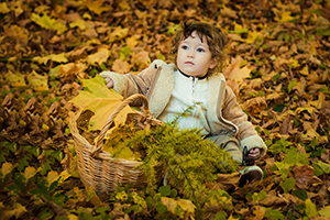 осенняя детская фотосессия